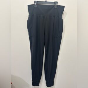 Athleta Salutation Jogger In Powervita Black Size Large Tall Soft Stretch Pants